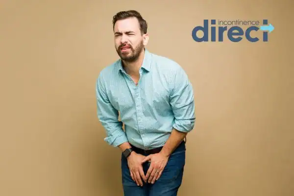 Image of a middle aged man suffering with urge incontinence Leicester 